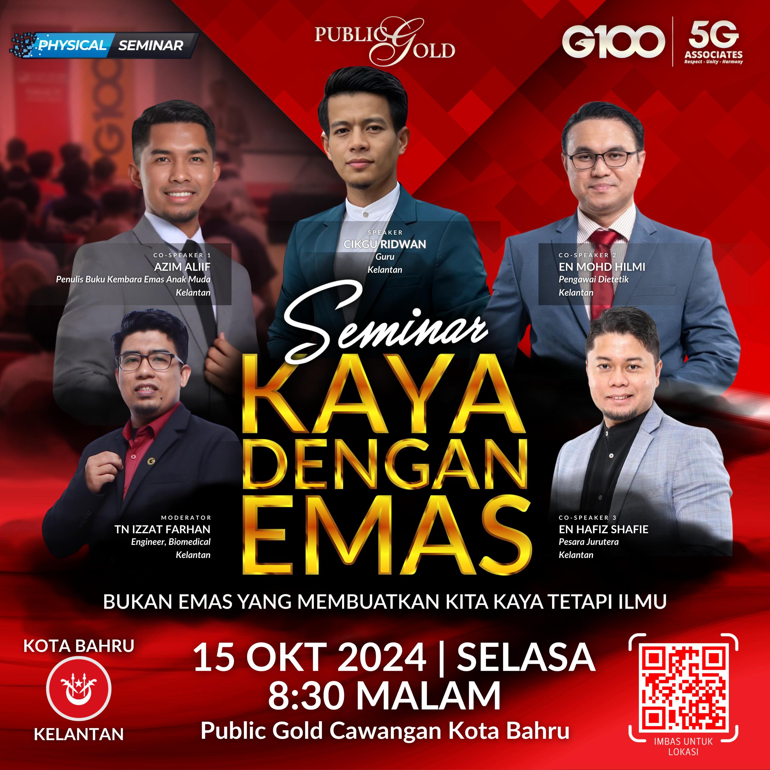 Seminar Kaya Dengan Emas