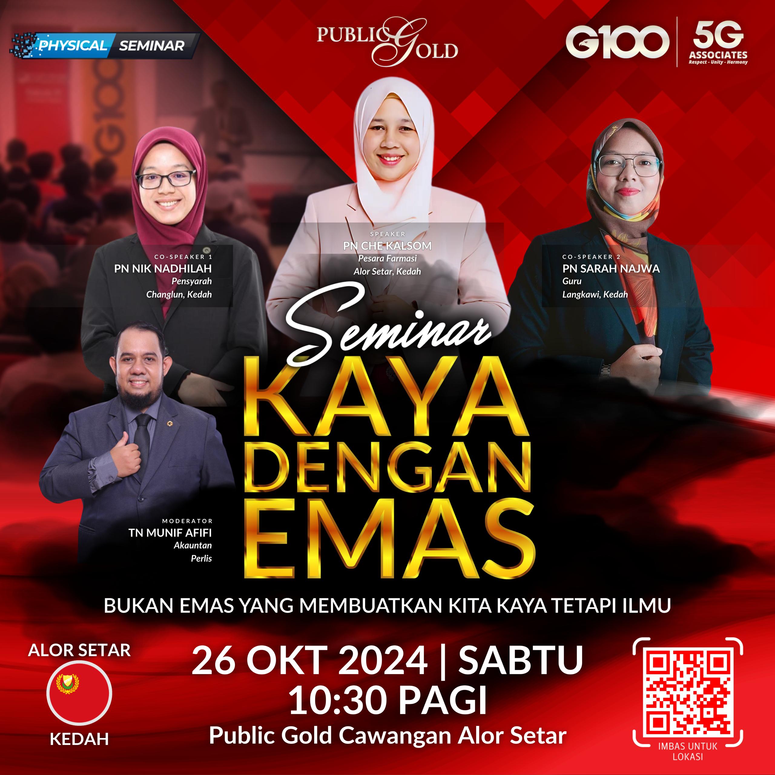 Seminar Kaya Dengan Emas