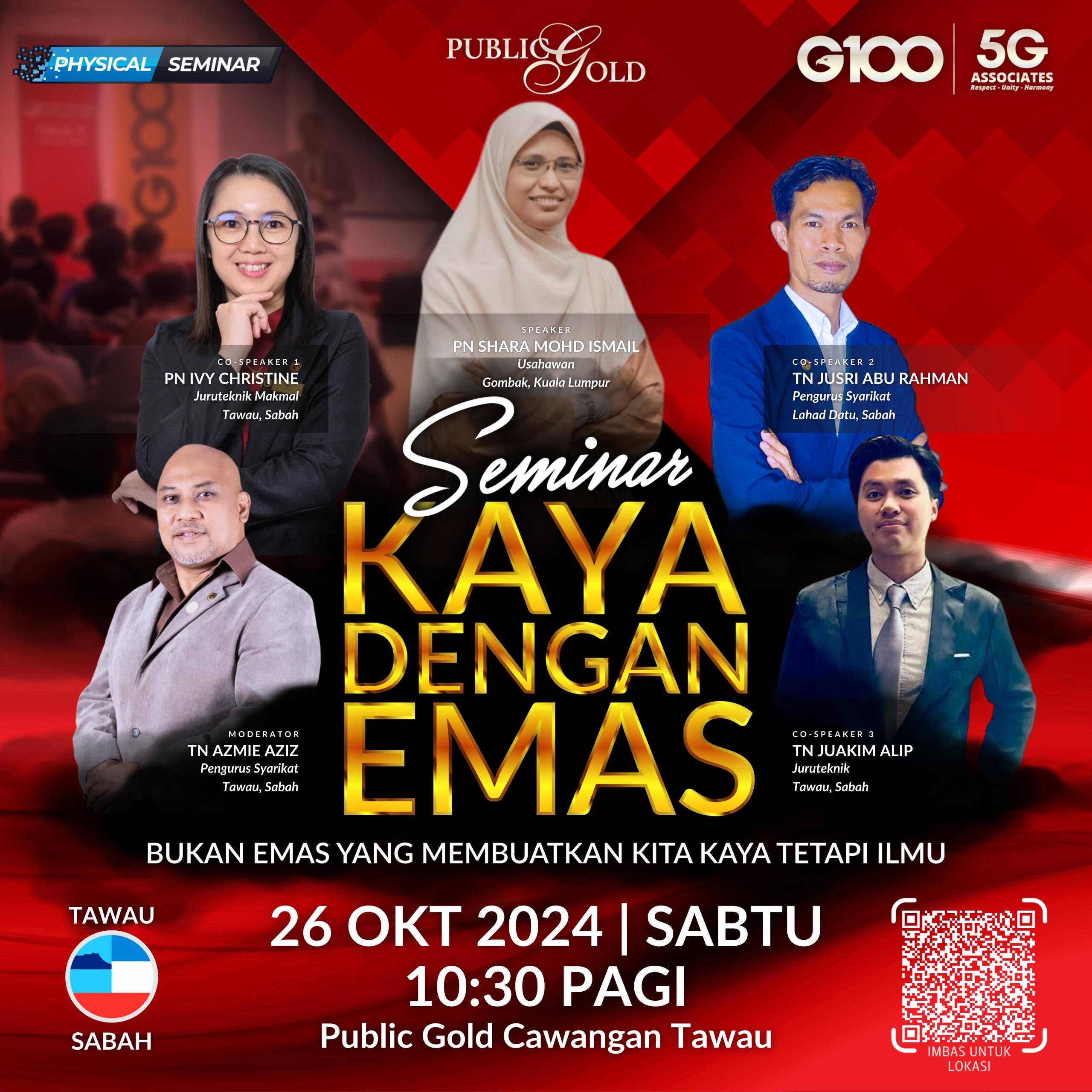 Seminar Kaya Dengan Emas