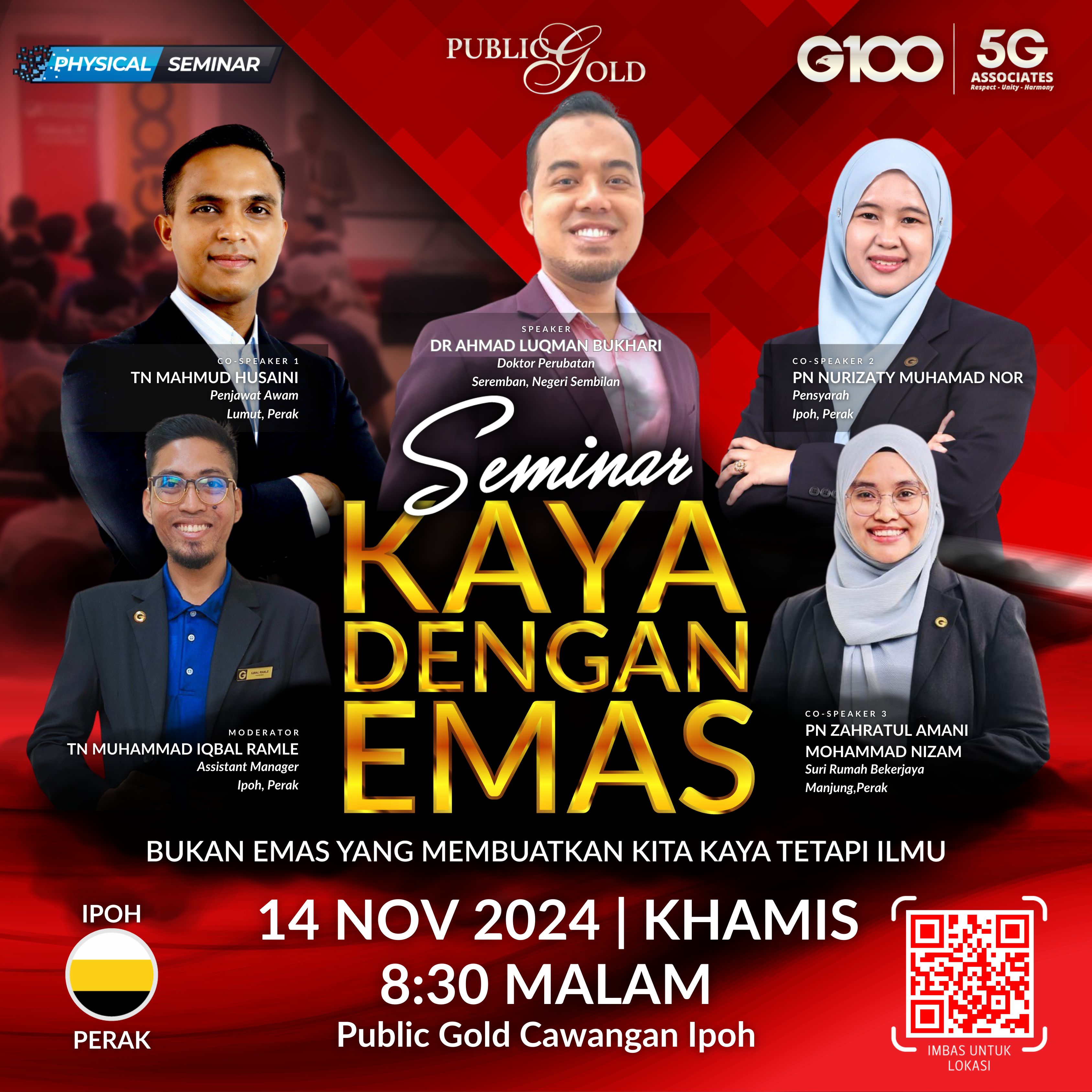 Seminar Kaya Dengan Emas