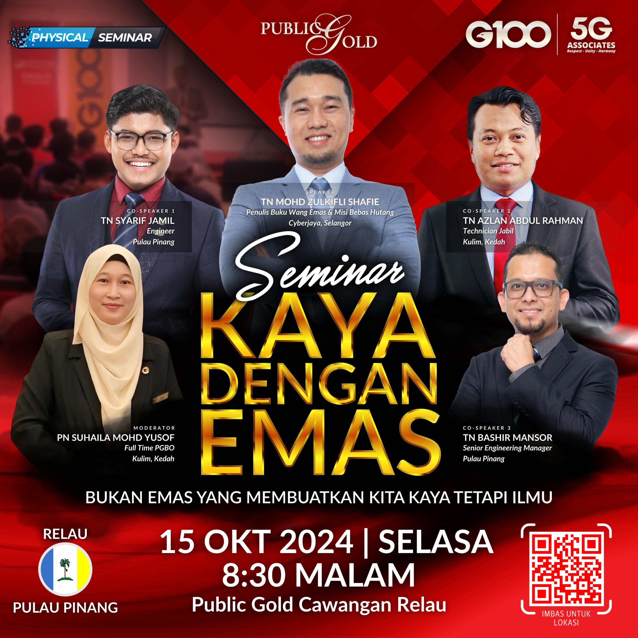 Seminar Kaya Dengan Emas