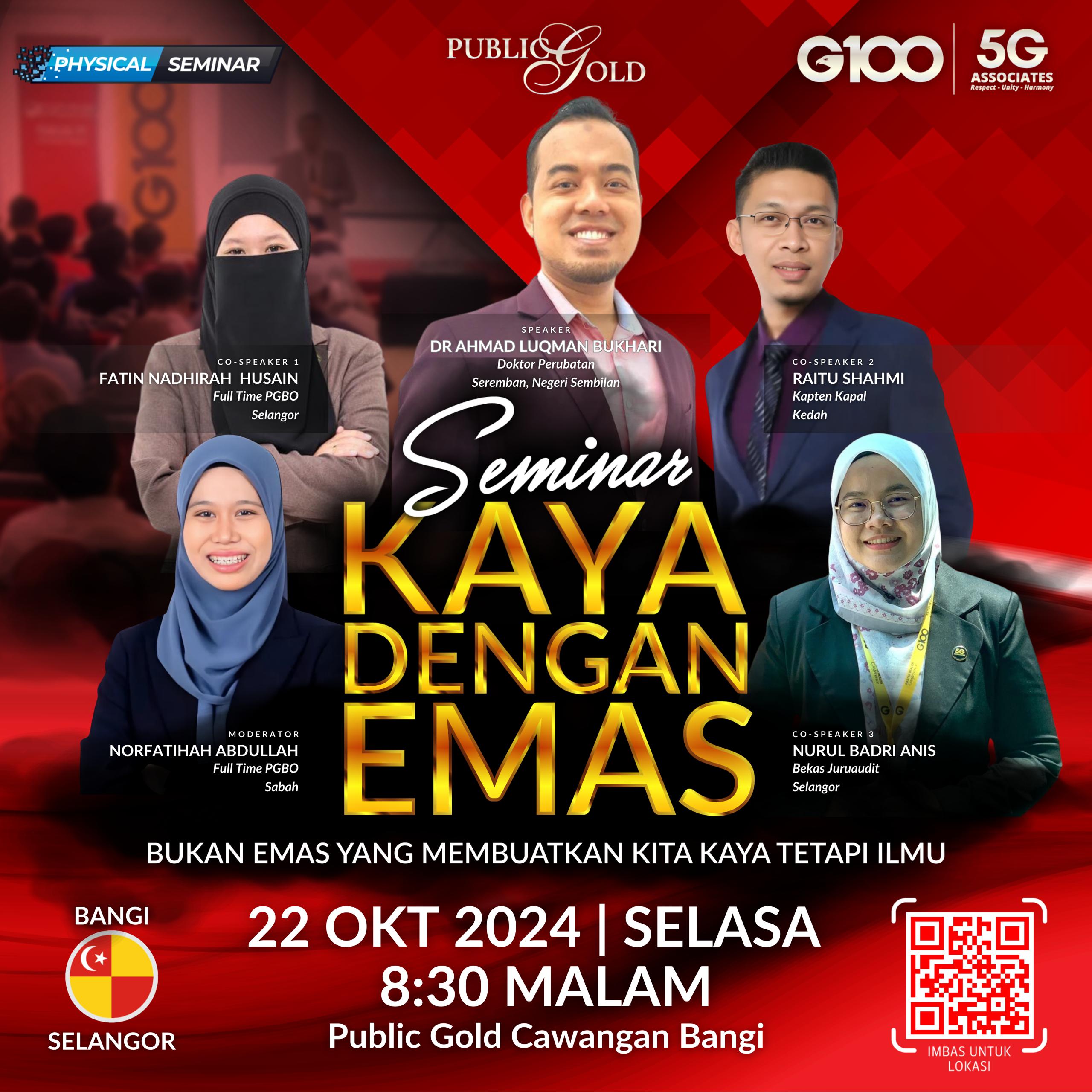 Seminar Kaya Dengan Emas